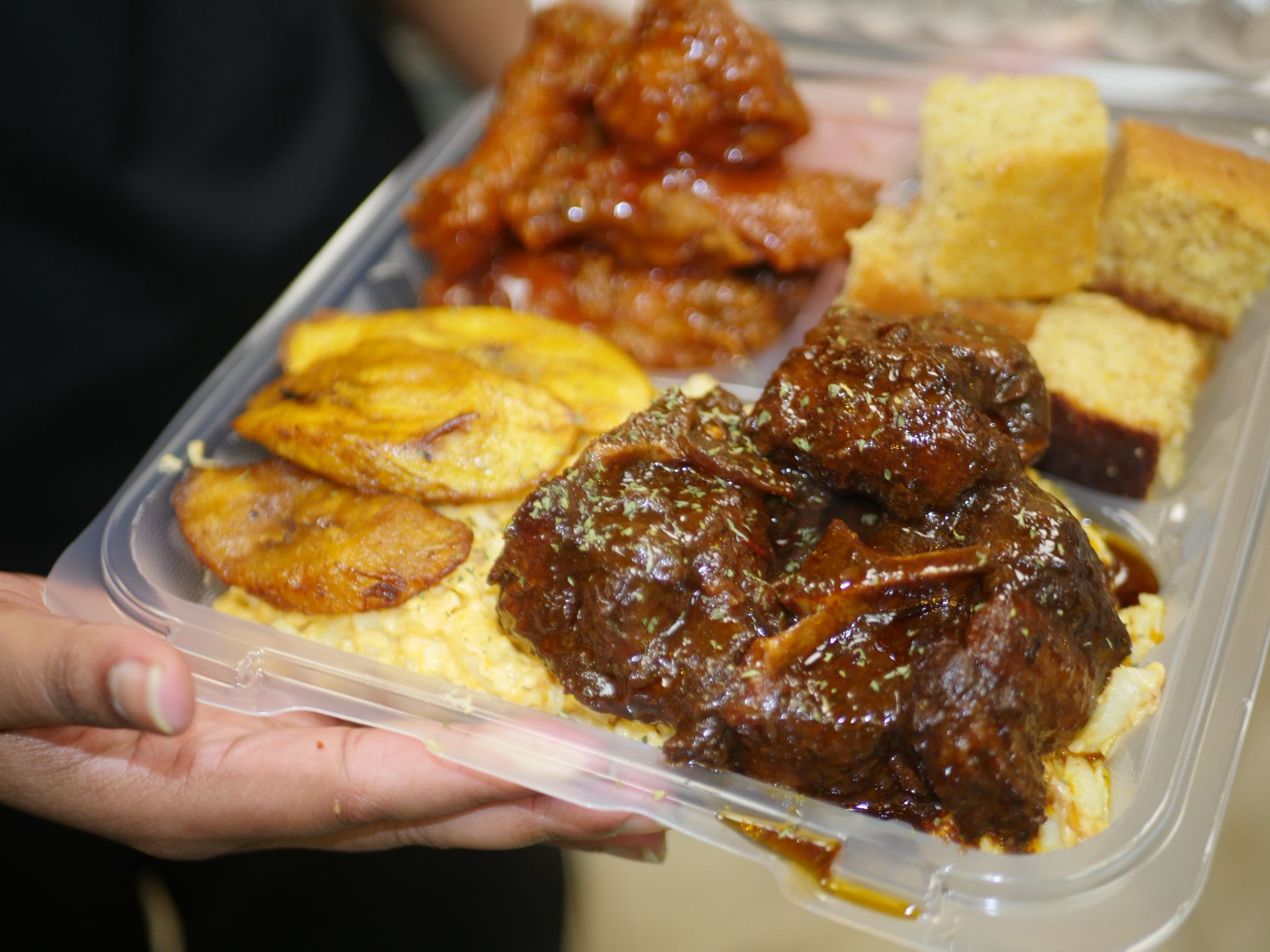 Oxtail with brown butter cornbread at 9 Mile Toronto